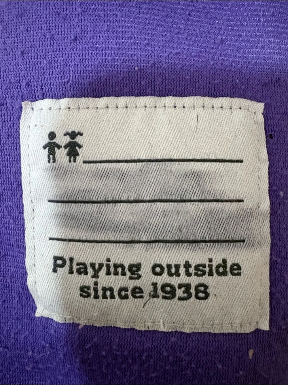 Columbia Purple Fleece Jacket with Logo Tag